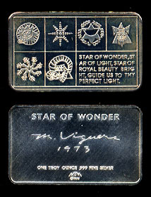 MEM-33  Star of Wonder Silver bar