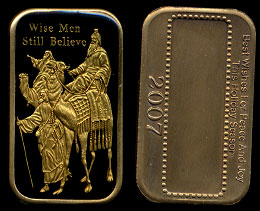 2007 ST-229V Enameled Bronze Wise Men Still Believe Ingot