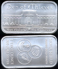 Silver Shield Den of Thieves Not Federal No Reserves