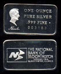 SWISS-22 (1973) The First National Bank of Bloomington, Illinois