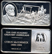 FM-MCCORMICK Cyrus McCormick Silver Artbar