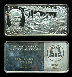 FM-CLAY Henry Clay Sterling Silver Artbar
