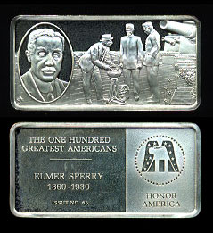 FM-SPERRY Elmer Sperry Sterling Silver Artbar