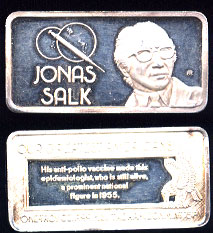 HAM-578 Jonas Salk(Mishandeled) Silver Artbar