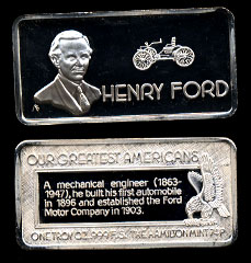 HAM-592 Henry Ford Silver Artbar