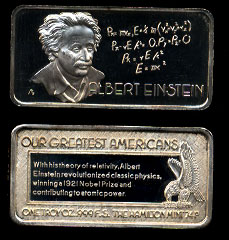 HAM-599 Albert Einstein Silver Artbar