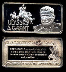 HAM-608 Ulysses S. Grant Silver Artbar