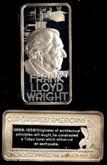 HAM-620 Frank Lloyd Wright Silver Artbar