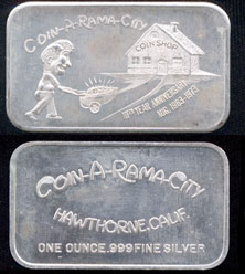 MLM-44 Coin-A-Rama-City Silver Artbar