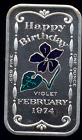 CEM-5EN February 1974 Violet Silver Artbar
