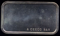 Ceeco Mint Silver Artbars Common Reverse 