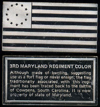 FM-79P 3rd Maryland Regiment Color 530 Grains Silver Art Bar