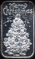 CCM-54 (1984) Merry Christmas Silver Artbar