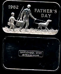 DM-6 Father's Day 1982 Silver Artbar