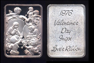 HAM-203 1976 Valentines Day Ingot
