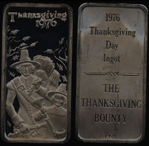 HAM-209 Thanksgiving 1976 Silver Artbar