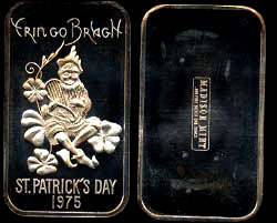 MAD-111 Erin Go Bragh St. Patrick's Day 1975 Silver Artbar
