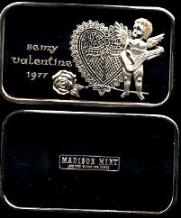 MAD-166 Be My Valentine 1977 Silver Artbar