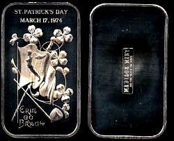 MAD-170 St. Patrick's Day March 17, 1974 Silver Artbar