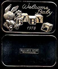 MAD-178 Welcome Baby 1973 Silver Artbar