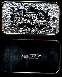 MAD-185 A Happy New Year 1977 Silver Artbar