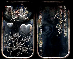 ST-26 Happy Valentine's Day 1984 Silver Artbar