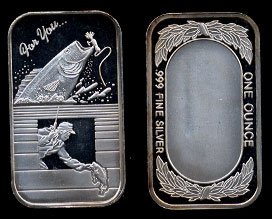 Silvetowne (No Date) For You Fathers Day Silver Bar