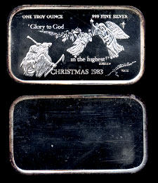 VM-2 1983 Christmas Silver Artbar