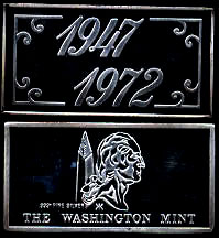 WM-4 1972 20 Grams of .999 Fine Silver Artbar