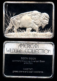 HAM-278 American Bison Silver Artbar