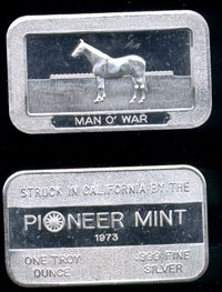 PM-1 Man O' War Silver Artbar
