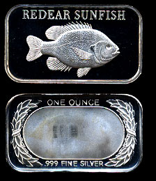 ST-223 Redear Sunfish Silver Artbar