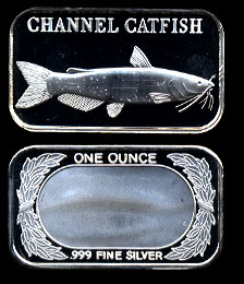 ST-218 Channel Catfish Silver Artbar