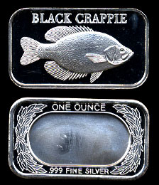 ST-220 Black Crappie Silver Artbar