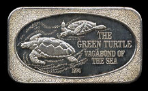 USSC-179 The Green Turtle Silver Artbar