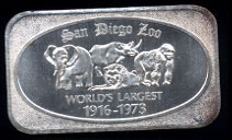 USSC-144 San Diego Zoo Silver Artbar