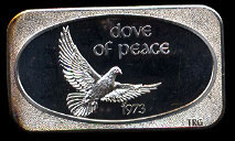USSC-174 Dove of Peace Silver Artbar
