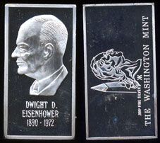 WM-17 Dwight D. Eisenhower 20 Grams silver bar