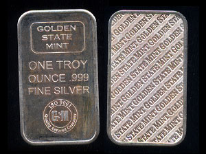 GSM  Golden State Mint Commercial Bar