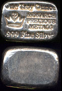 Monarch Loaf 1 Ounce Silver Artbar