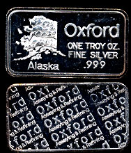 OX-3V2 (1985) Oxford Mint Silver Artbar