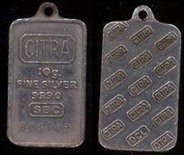 Citra 10 Gram Pendant Serial #001702