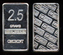 CMC Mint 2.5 Gram Bar