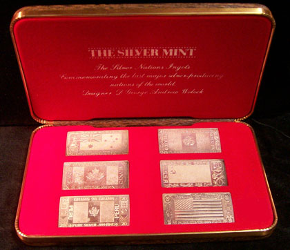The Silver Mint's Six Bar Set