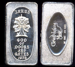 GLM-22 Janus, God of Doors & Gates Silver Artbar