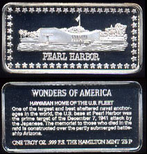 HAM-397 Pearl Harbor 1 oz Silver Artbar