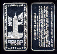 HAM-409  Empire State Building Silver Bar