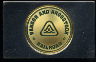 Bangor And Aroostook Train Silver Artbar