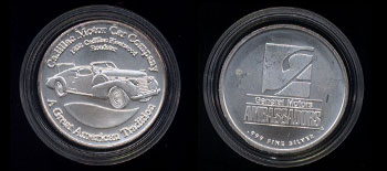 1988 Cadillac Fleetwood Roadster Cadillac Motor Car Company "A Great American Tradition" General Motors Ambassadors Silver Round