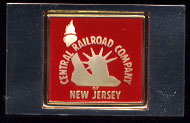 Central Railroad Company of New Jersey Train Silver Artbar